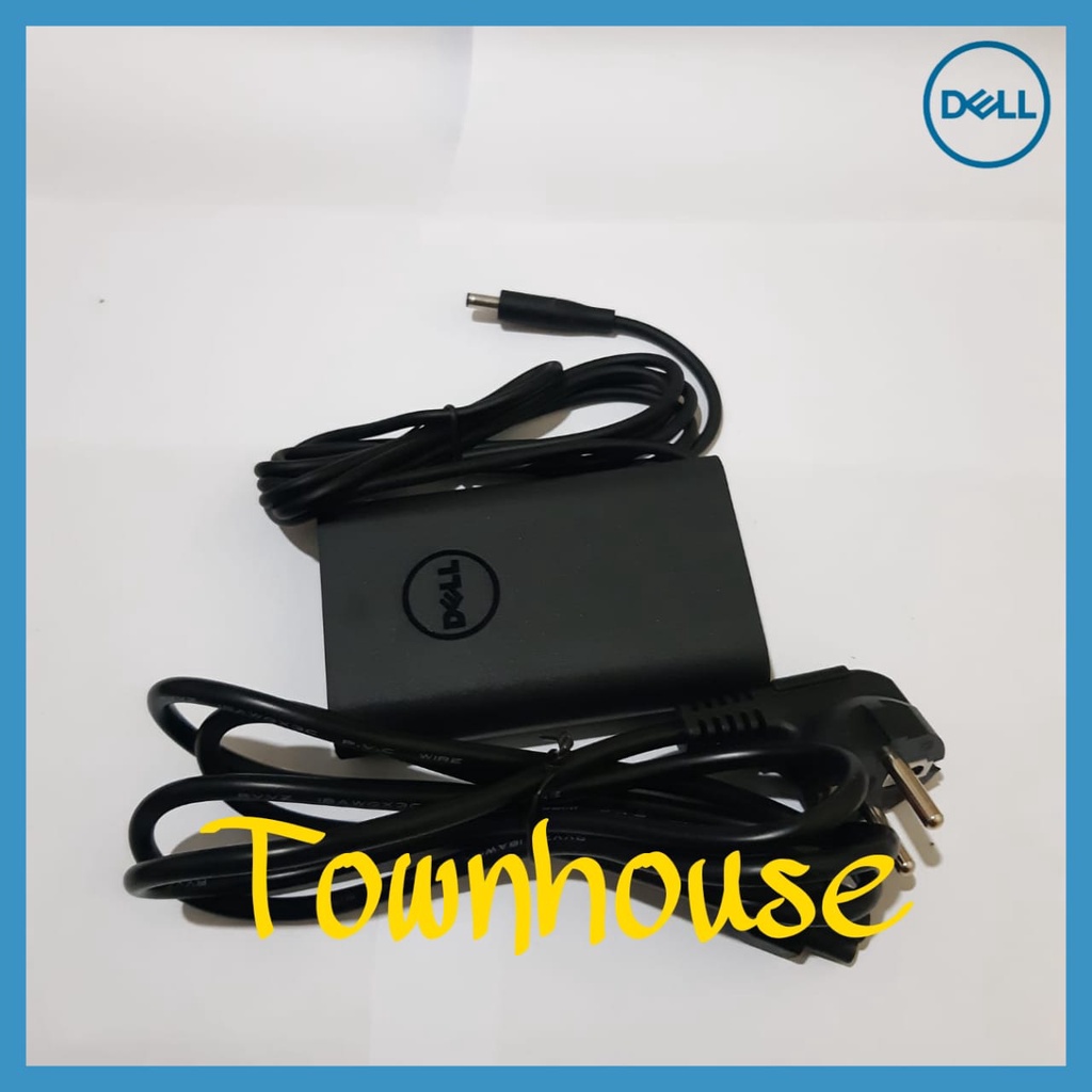 Adaptor/Charger Laptop Dell 19.5V 3.34A 65W Laptop Charger Ac Adaptor untuk Dell 15 3561 3562 3565 3568 3572 3578 5568 5370 XPS 13 9333 9344