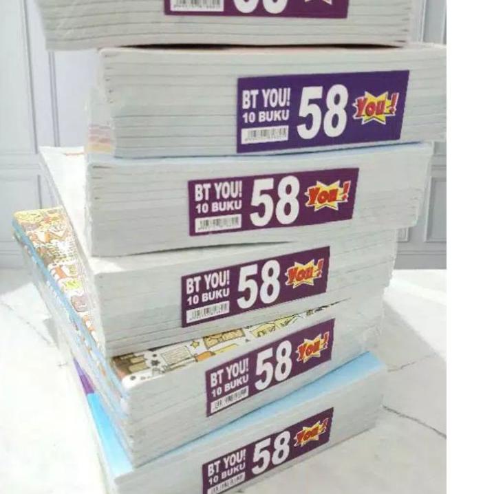 

10pcs Buku Tulis You Isi 50 Lembar ,.