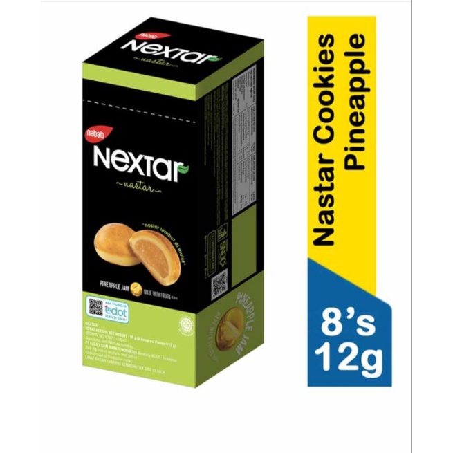 

NEXTAR NABATI PINEAPPLE JAM COOKIES(8X14GR)