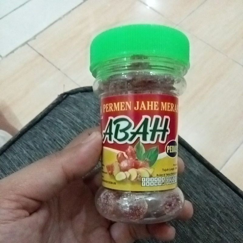 

permen jahe merah Abah per botol