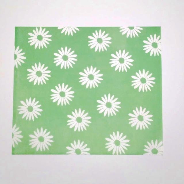 

Daisy Food Wrapping Paper - L | kertas tatakan| bungkus makanan - Hijau