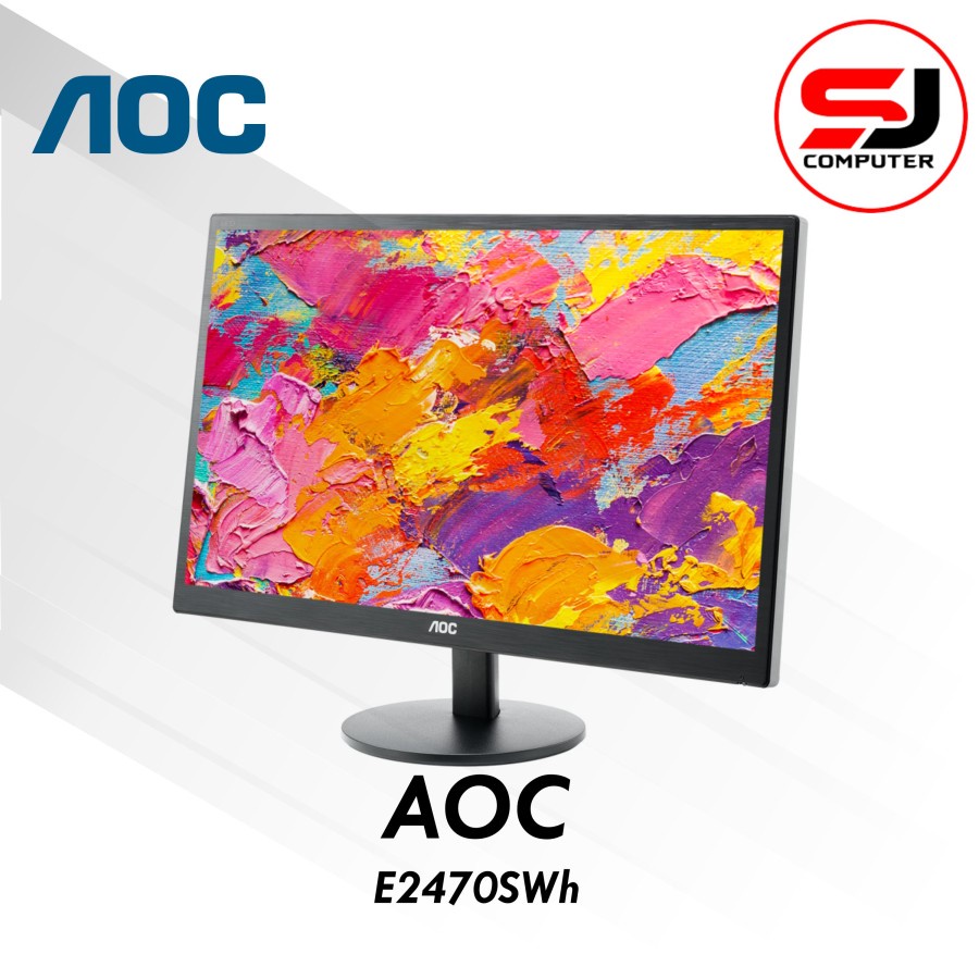 Monitor AOC 24&quot; E2470SWh (23.6&quot;) 1ms respon time 60Hz