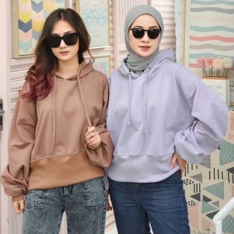 HOODIE CROP OVERSIZE