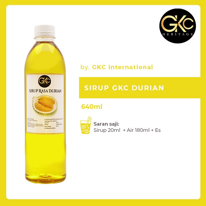 

Sirup Minuman GKC "Rasa Durian" 640ml