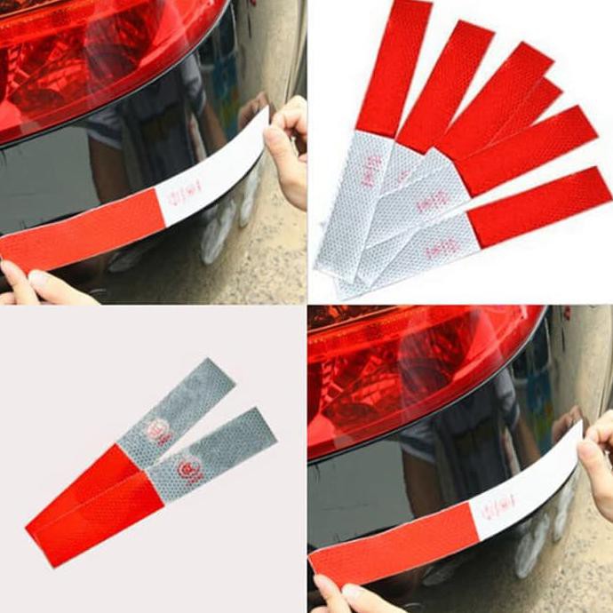 

Stiker Reflector Pemantul Cahaya Sticker Reflective Warning Sign Merah Grocer01 Ayo Beli