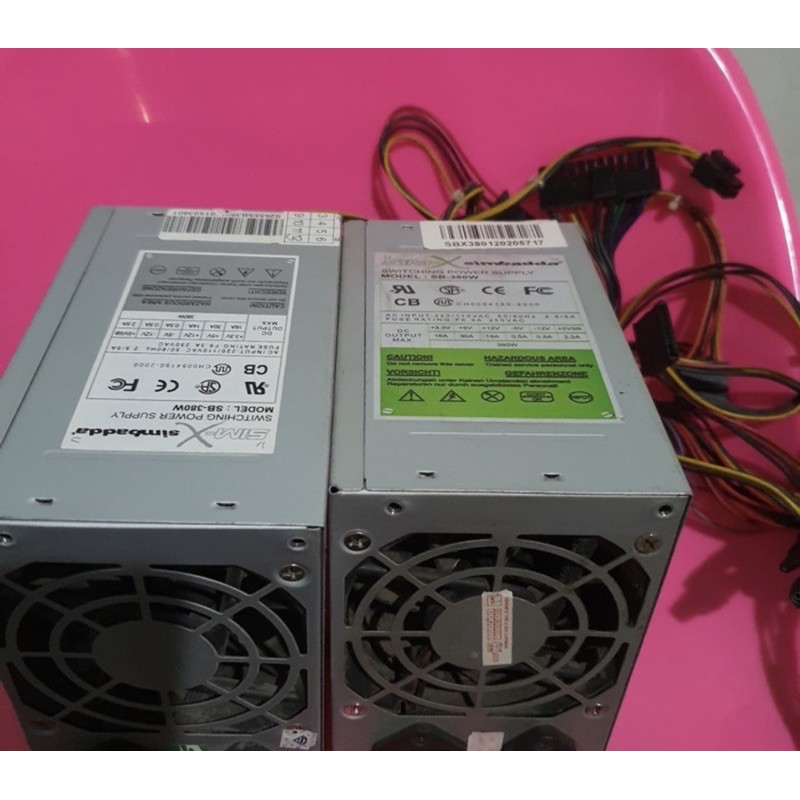 POWER SUPPLY STANDART 380WATT LIKE NEW BERGARANSI