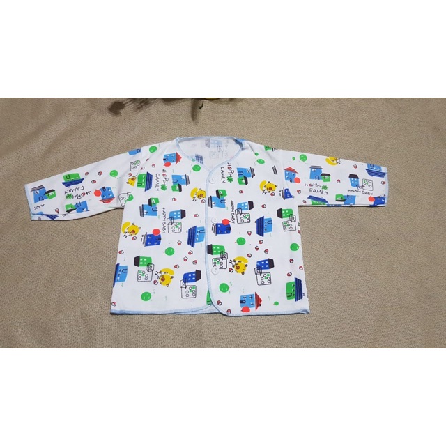 Baju bayi Newborn lengan panjang unisex / baju bayi murah / baju bayi katun