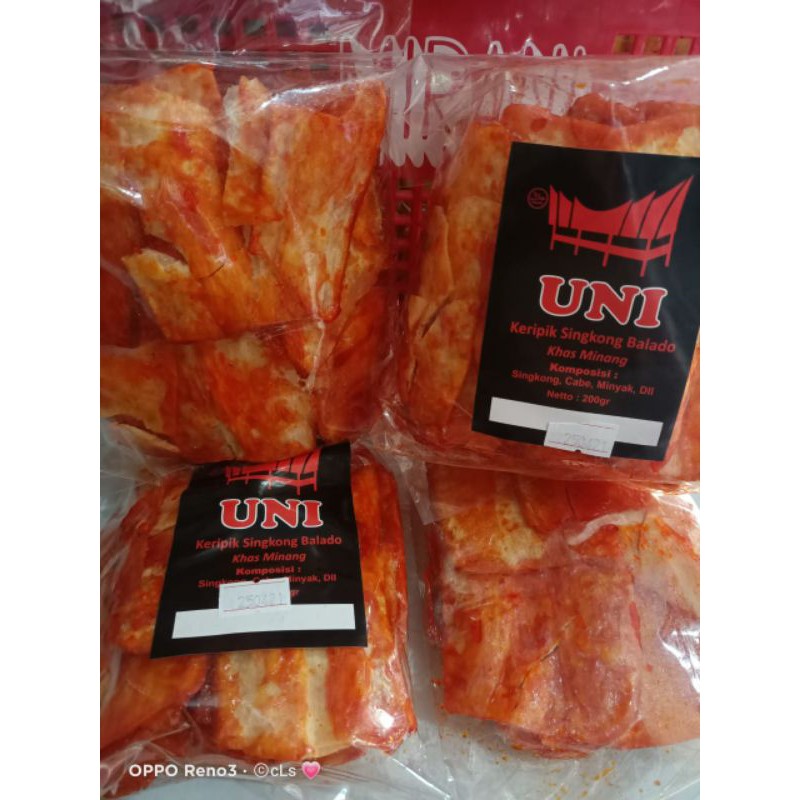 

keripik Singkong Pedas Manis khas minang 200g