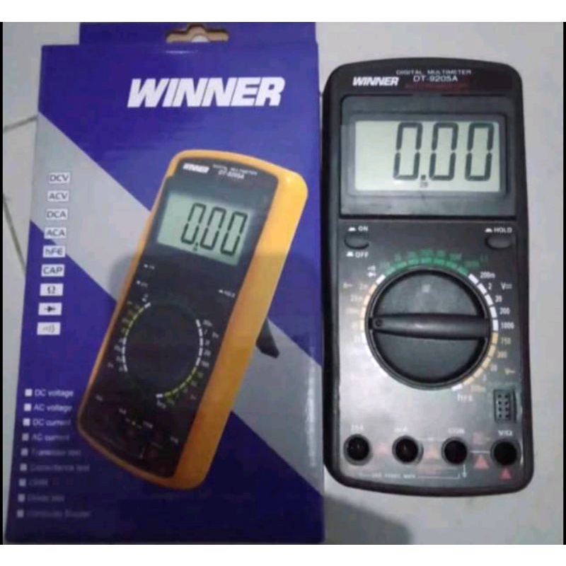 multitester/multimeter digital winner DT9205