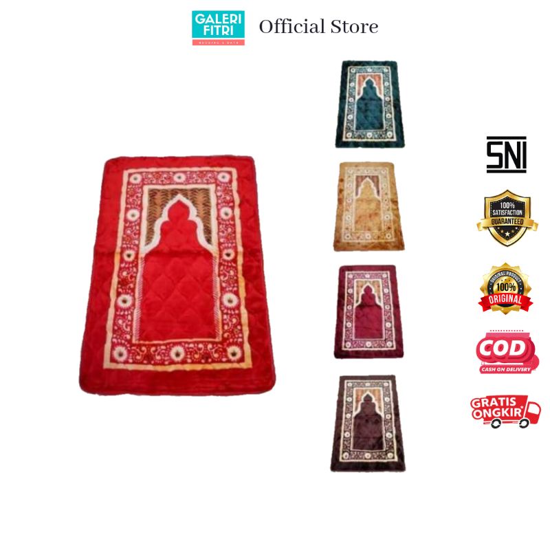 Sajadah Busa Tanpa Rumbai - Sajadah Empuk - Sajadah Busa Jumbo - Sajadah Busa - Sajadah Jumbo - Saja