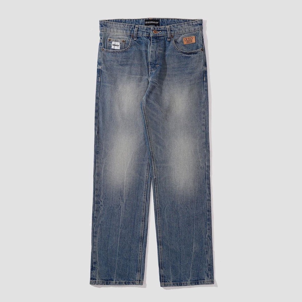 QUEENBEER "LYNSKEY" DENIM PANTS HOOPSBANJARBARU
