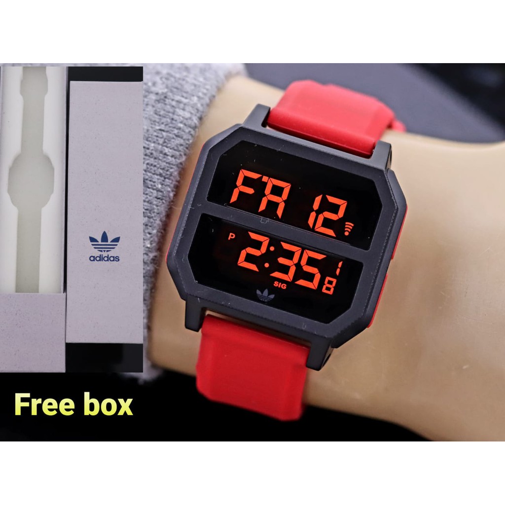 Jam Tangan Pria Sporty Digital Anti Air ADIDAS