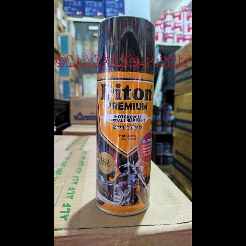 CAT DITON premium warna sparkling gold