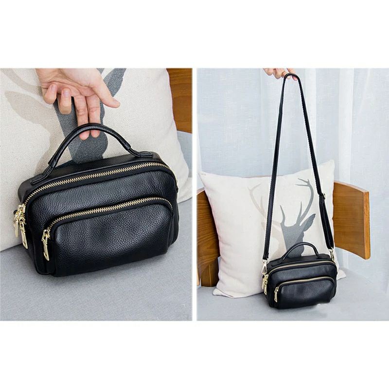 Tas wanita kulit Asli tas selempang kulit asli tas asli kulit wanita selempang kulit bisa dilepas ta