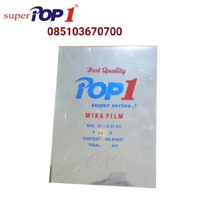 Ready oke] cover mika jilid bening ukuran A4 dan FOLIO 0.8 micron