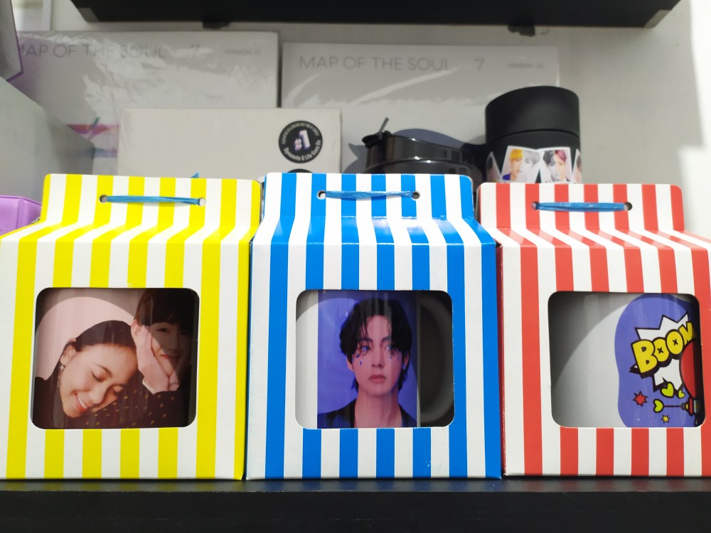 Box Mug Warna Strip / Garis