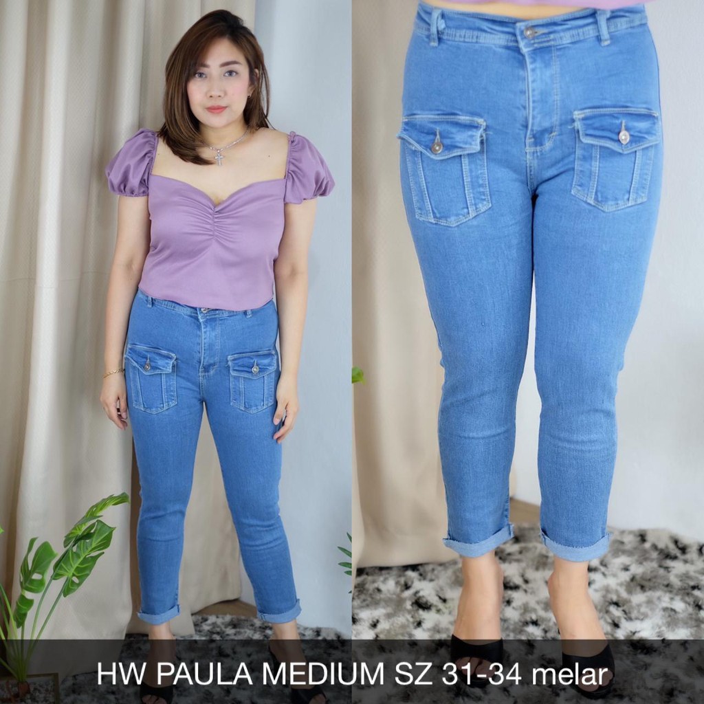 CELANA JEANS WANITA HW PAULA MEDIUM