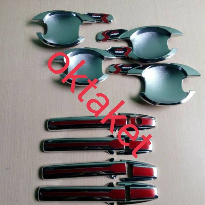 paket outer handle Brv emboss mugen chrome