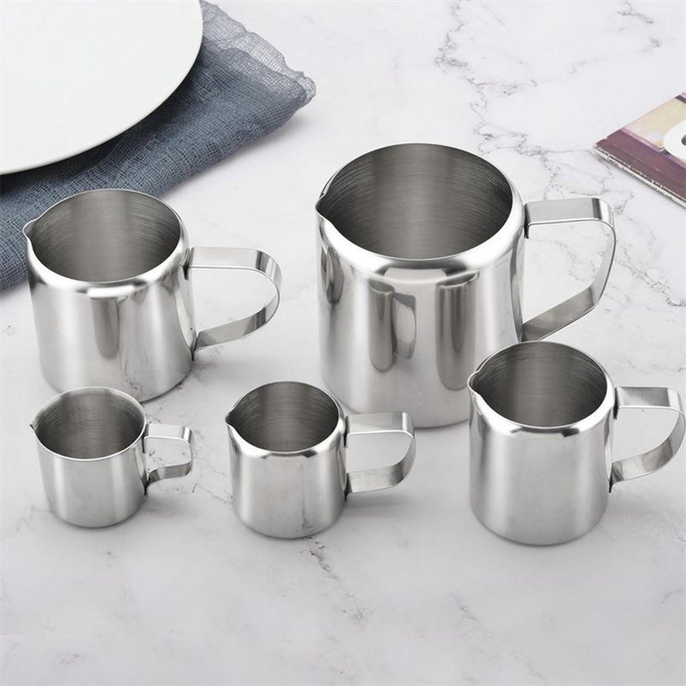 Preva Milk Jug Dapur Spout Pitcher Cangkir Susu Stainless Steel