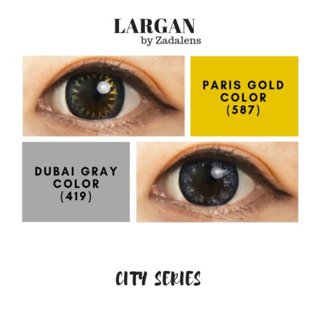 

SMALL BOX SOFTLENS LARGAN " CITY SERIES " (ONE DAY) MADE IN TAIWAN