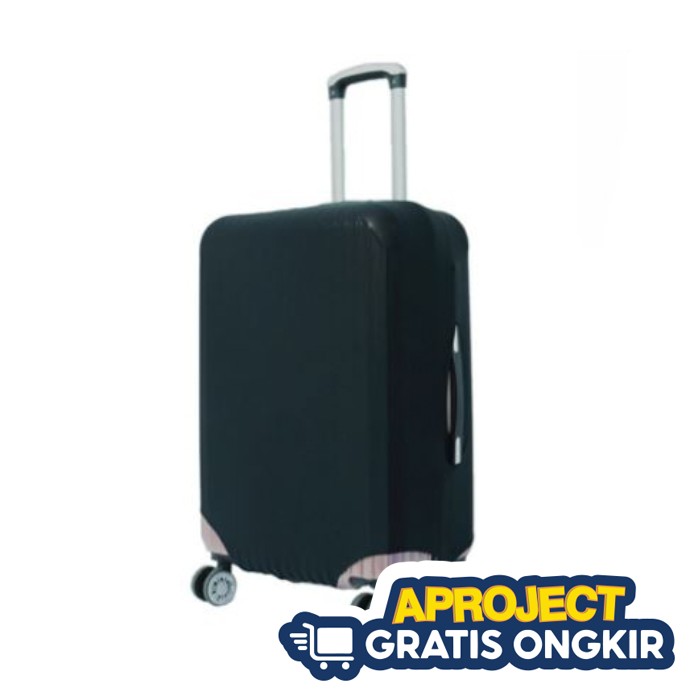 Cover Koper Elastis Polos Size S 18 - 20 inch - Black