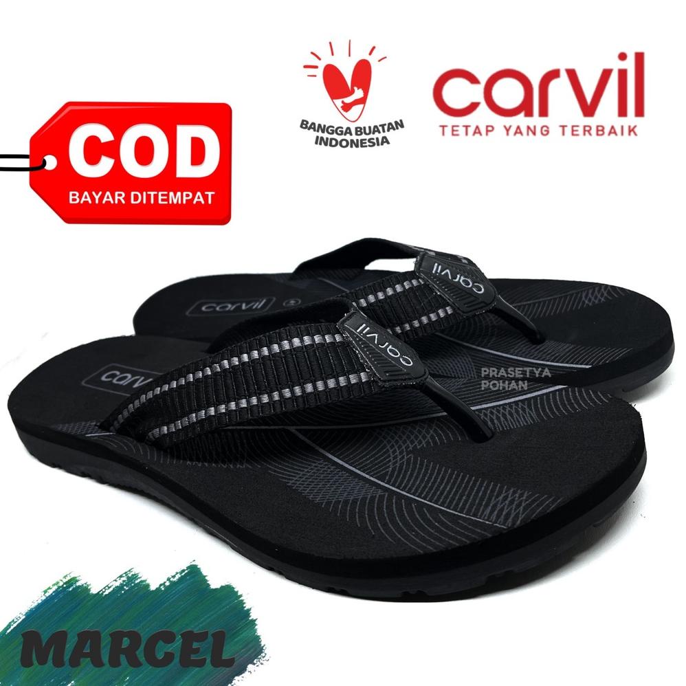 Sandal Pria Carvil Original Anti Air - Sendal Carvil Pria Original
