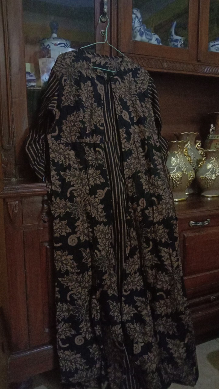 Gamis Batik Jumbo Manggar, Padi,sekar,cantik,kubis,kipas,daun,kupu,nadine,kawung,bisa Cod Shopee