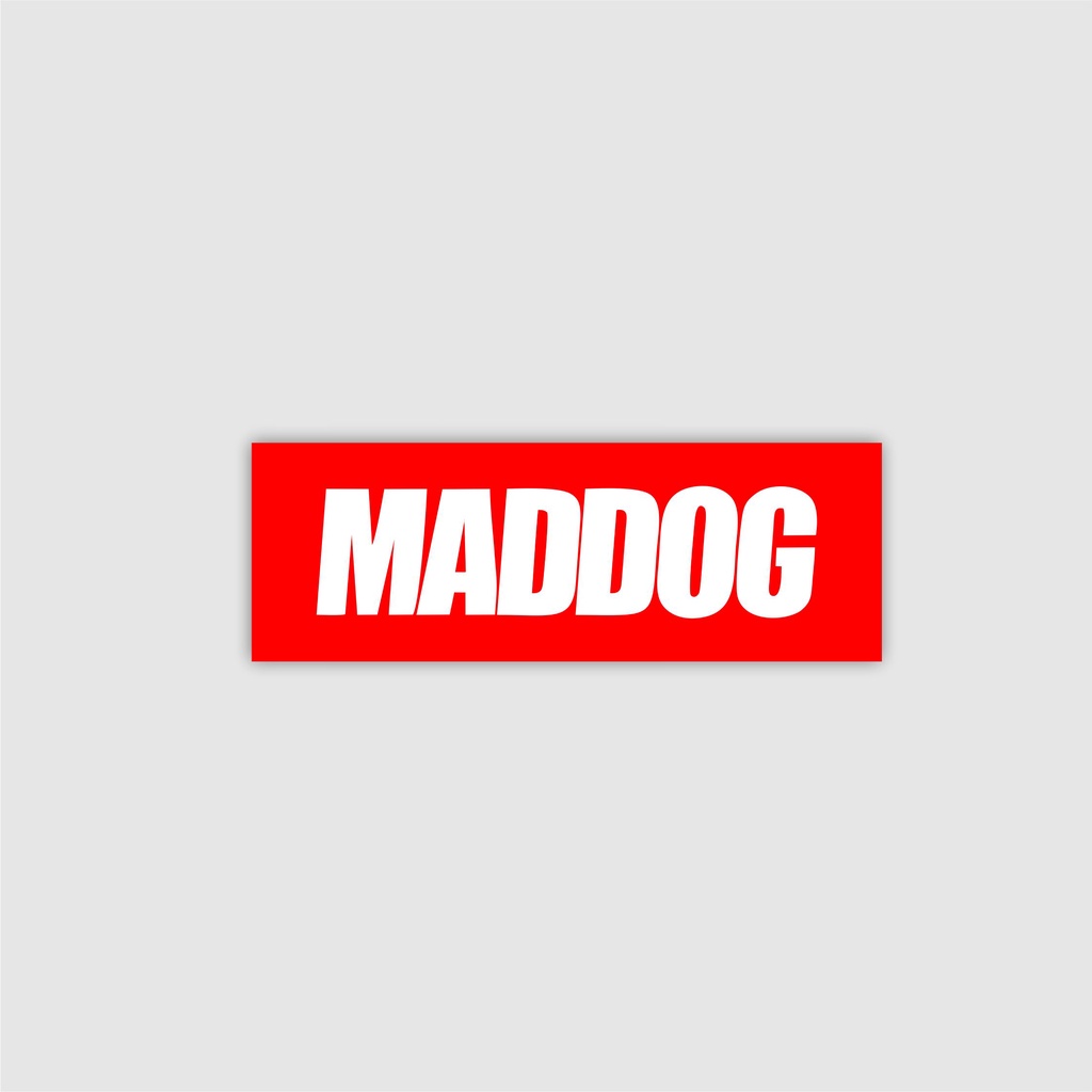 

Stiker Sticker Brand Distro Graftac Vinyl Logo Maddog Red Skate surf Band Grafiti pop art Case Phone Tumblr Laptop Casing Striping Aesthetic Band Journal Hype Dinding Waterproof Clothing