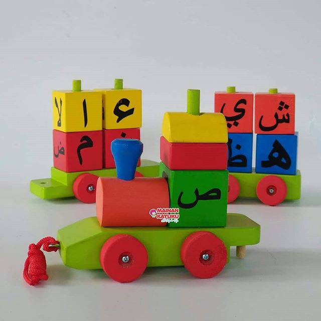 Jual KERETA HURUF ABC ALFABET ALPHABET / HIJAIYAH HIJAYYAH ALIF BA TA ...