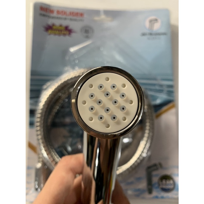 Jet Shower Cebok Bidet Tombol On Off Full Chrome Soligen A-237-1