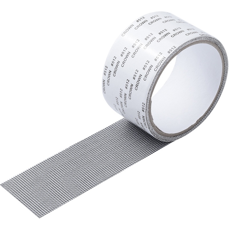 ღ Jendela Layar Kelambu Perbaikan Tape Anti Nyamuk Mesh Lengket Patch Perbaikan Tape Kuat Self Adhesive Fiberglass Patch untuk Layar Lubang Air Mata Perbaikan