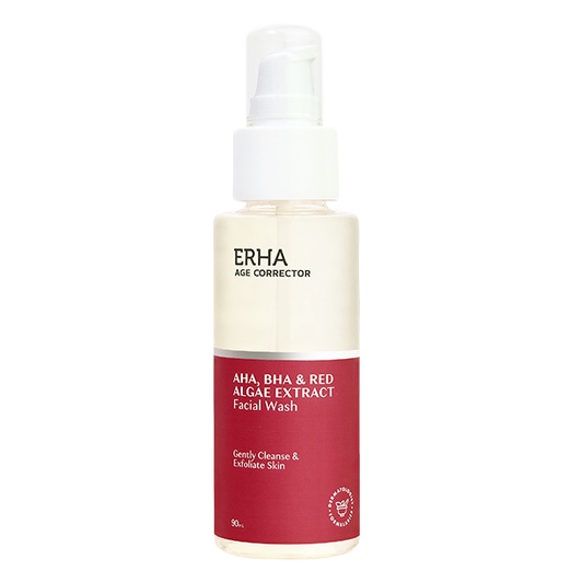 ERHA AGE CORRECTOR Facial Wash - AHA, BHA &amp; Red Algae Extract 90ml