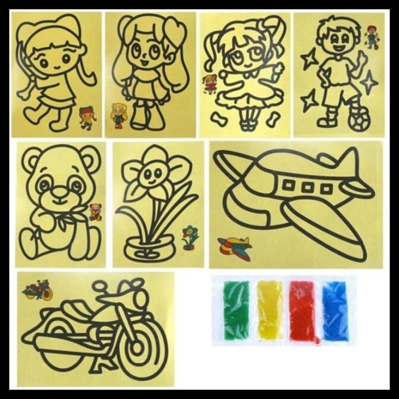 

Pasir lukis isi 20 pcs grosir