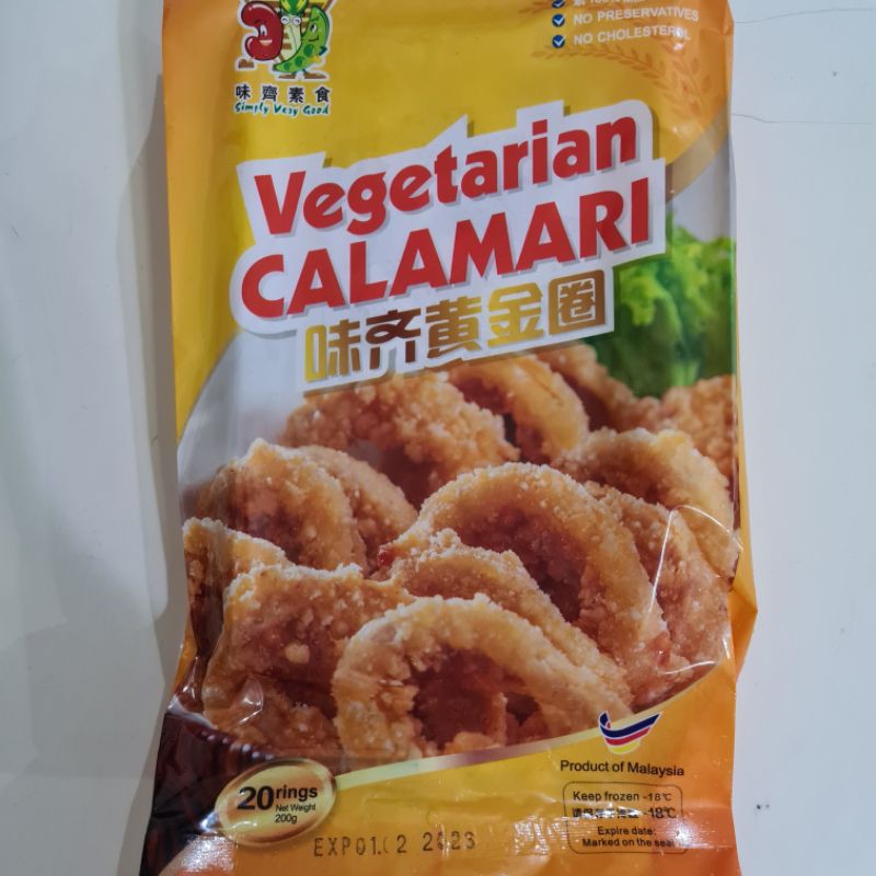 

Calamari Vegetarian