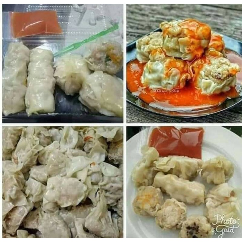 

khusus BEKASI, Dimsum ayam toping mix isi 50pcs plus saos