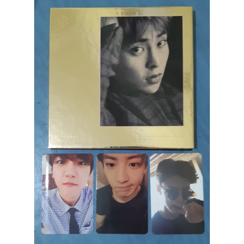 EXO - EXODUS XIUMIN COVER BAEKHYUN CHANYEOL SEHUN PHOTOCARD