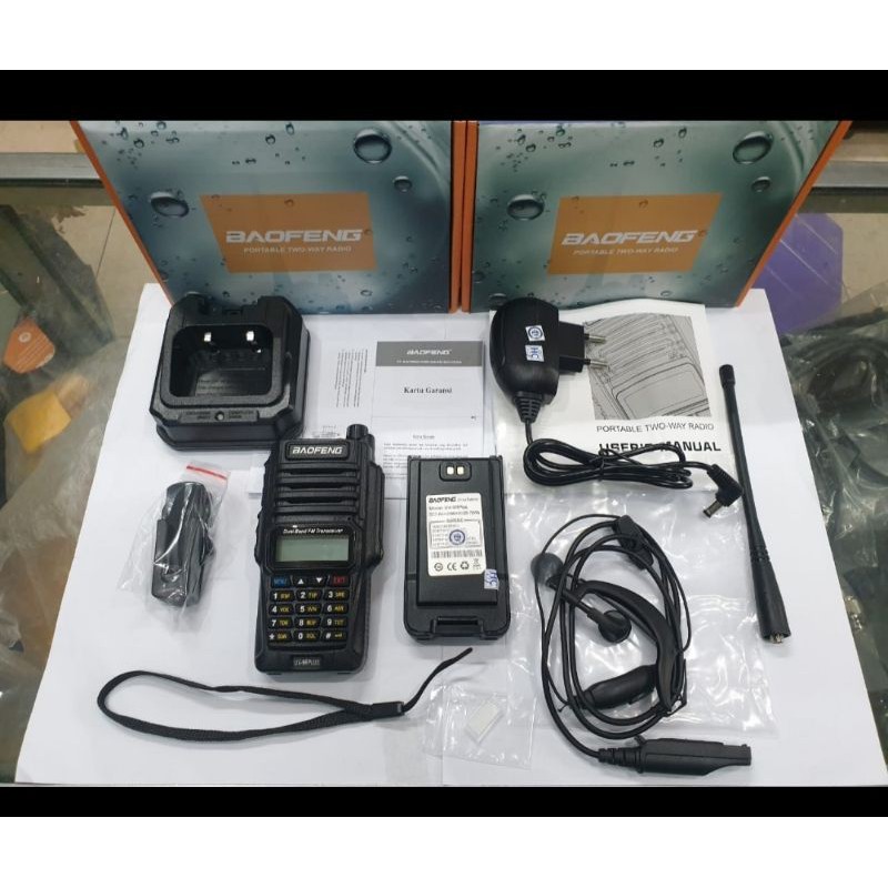 BAOFENG UV-9R HT DUALBAND WATERPROOF IP67 ORI BARU UV9R UV9