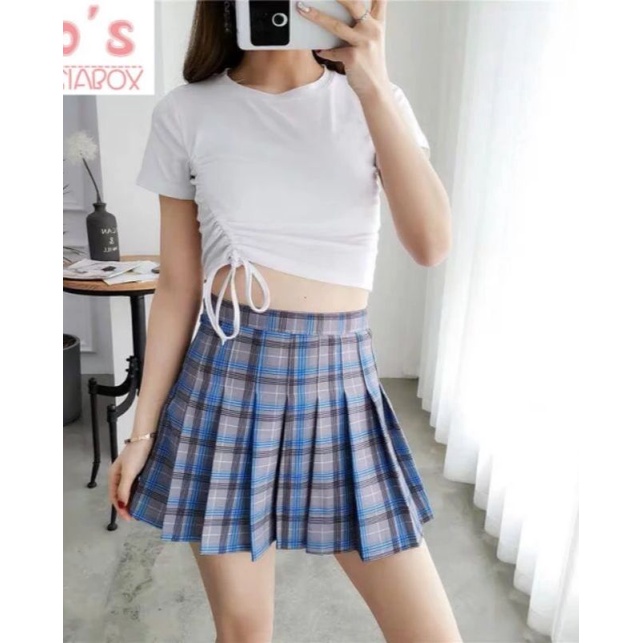 rok jkt48 /korean mini skirt / rok lipit / rok terbaru / rok mini / rok celana pendek / karakorea