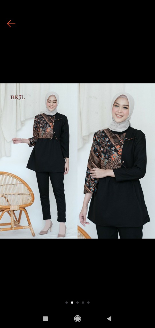 Atasan Batik Dolby Dolbi Dobby Doby Tenun Sutra Tulis Halus Katun Atbm Baron ,sarombit Atasan