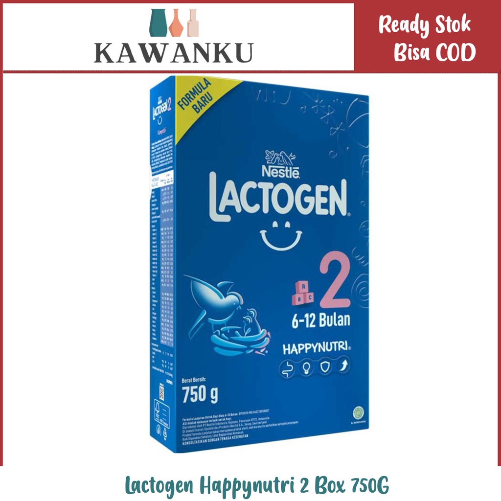

Lactogen Happynutri 2 Box 750G