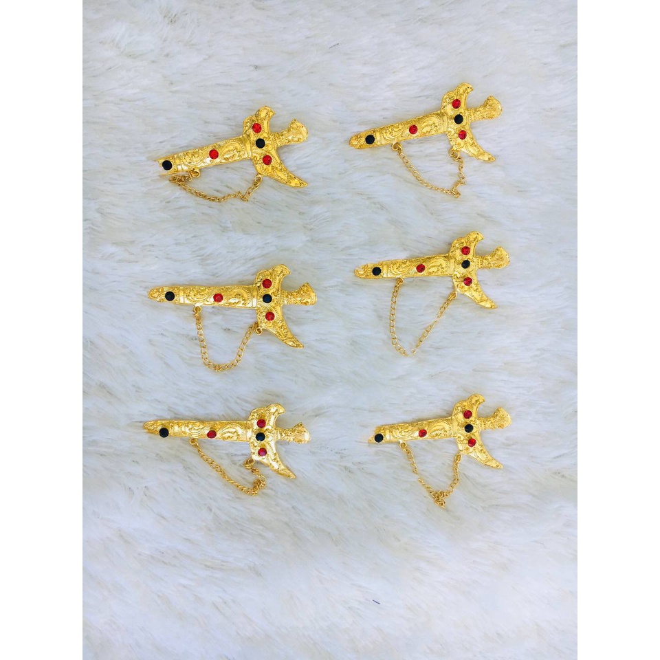 Bross Keris Rantai Alpaka | Aksesoris Adat Bali