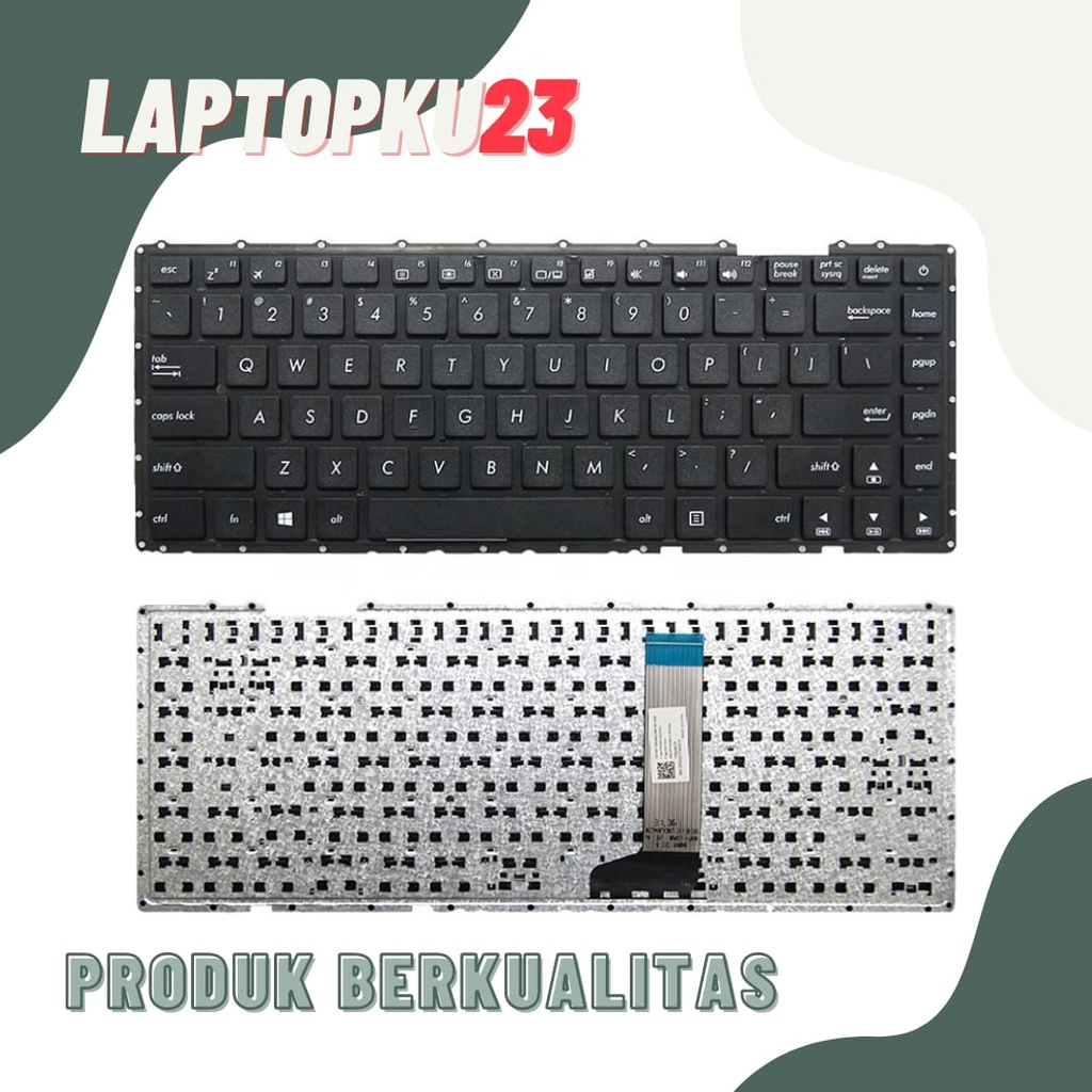 Keyboard Laptop Asus A442 A442U X442 X442U F442 F442U Hitam