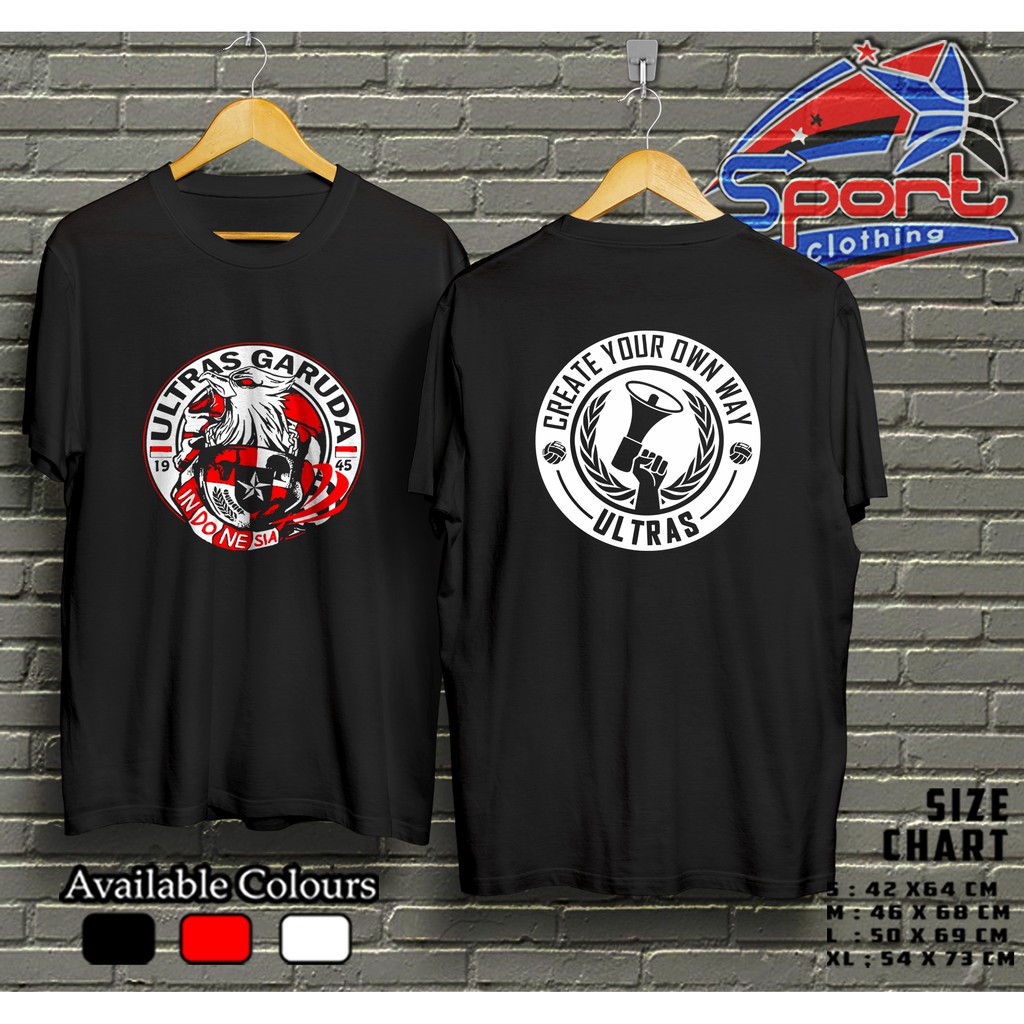 Kaos Ultras Garuda Create Your Own Way Shopee Indonesia