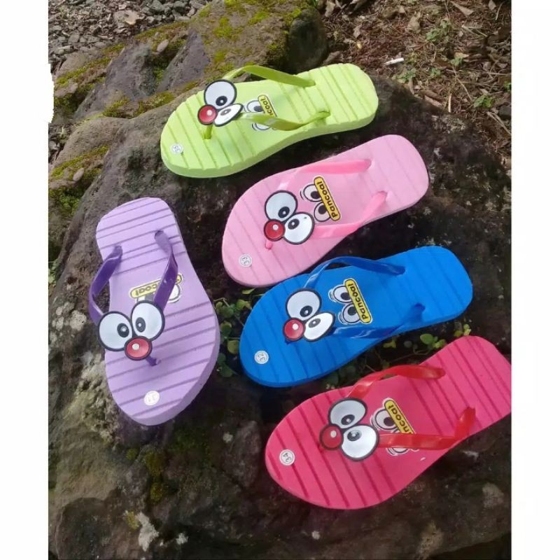 SANDAL JEPIT ANAK KARAKTER PANCOAT MINIMALIS SIZE 21-30