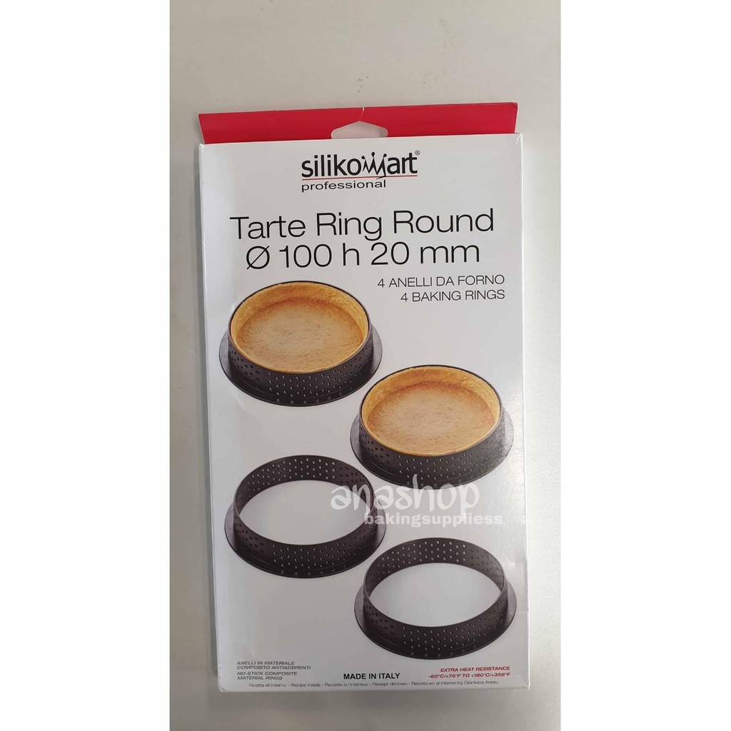 Silikomart Tarte Ring Round ⌀100 h20mm Set-4