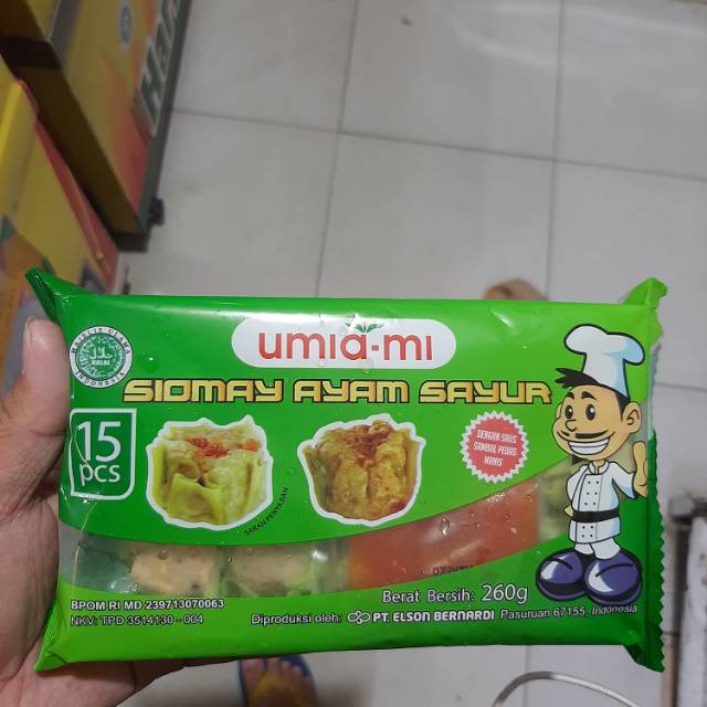 

Umia mi siomay ayam sayur isi 15 pcs