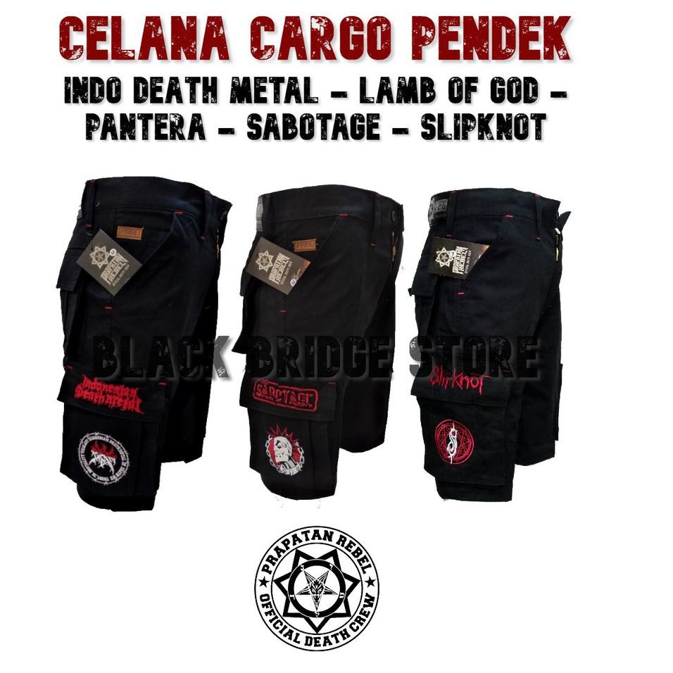 PBL.26Au22ѕ • Celana Cargo Pendek / Kempol Pendek / Celana Metal Punk Hardcore ORI PRAPATAN REBEL