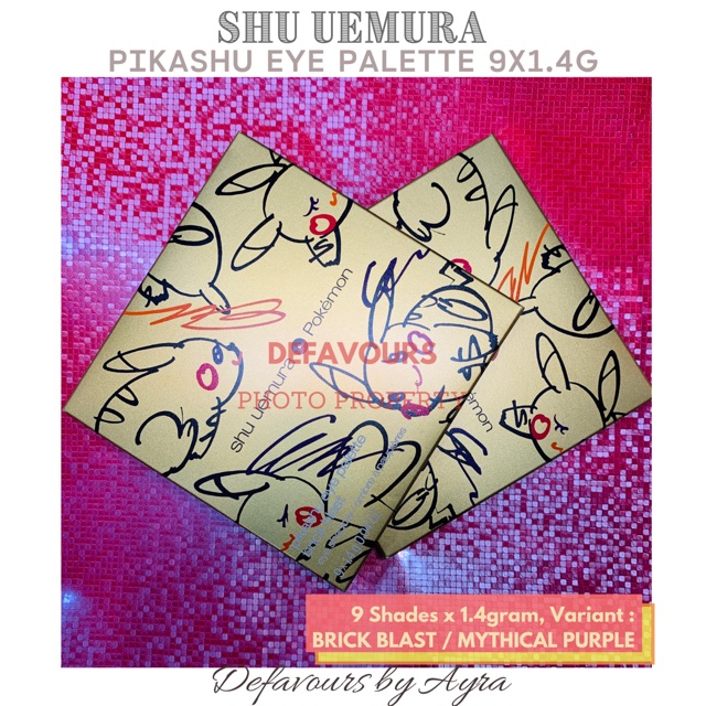 SHU UEMURA POKEMON Pikashu Eye Shadow Palette Eyeshadow