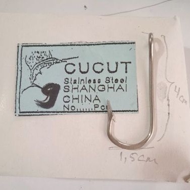 pancing cucut no 9 - pancing stainless monel