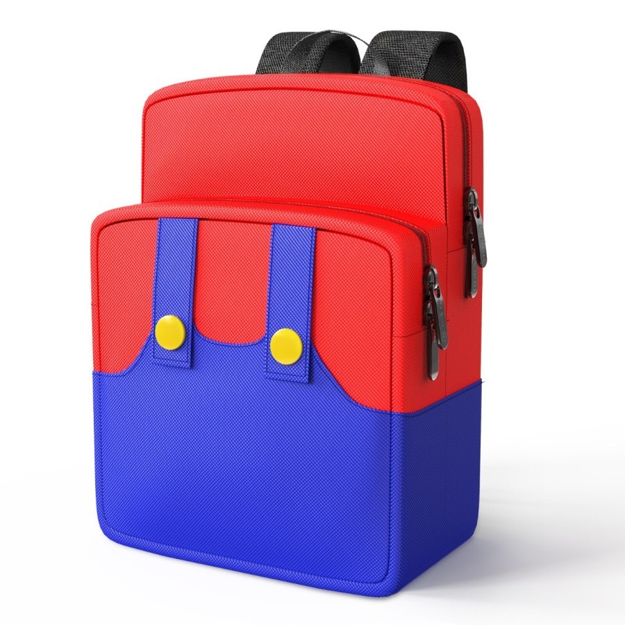 Shoulder Carrying Storage Backpack Mario for Nintendo Switch Lite OLED